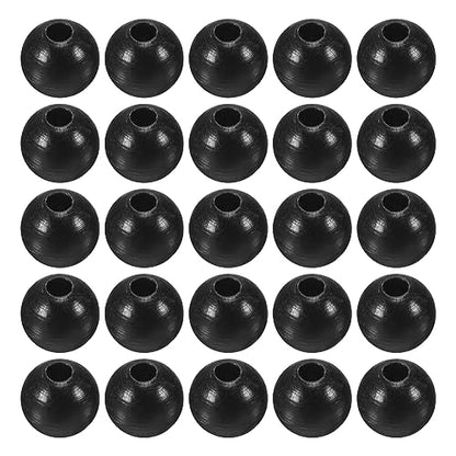 M METERXITY Glow Fishing Beads - Plastic Luminous Round Soft Bait Egg Lure Rig Apply to Outdoor Tackle Tool - size: 3mm