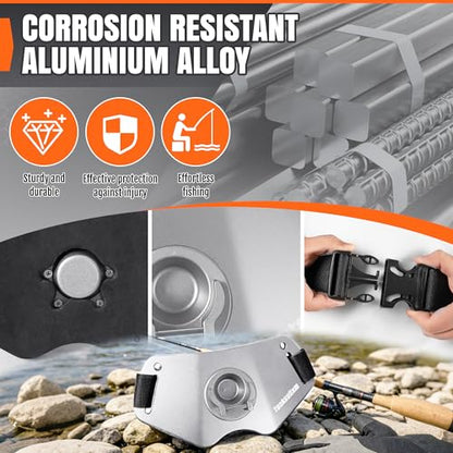 Fishing Belt Adjustable Belt Aluminum Protective plate Padded Waist Support for Fighting - color: Silver