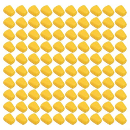 100Pcs Soft Silicone Fake Corn Fishing Lures, Artificial Floating Maize Bait With Strong Attracting Scent For Freshwater, Sea And Taiwan Fishing