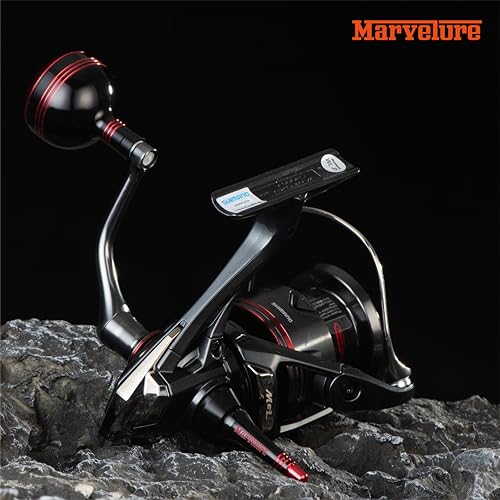 Reel Stand 1.7 inches (44 mm) Protect Reel from Rock Compatible for Shimano Stradic Stella Vanford, Daiwa Certate Exist - color: Black Red