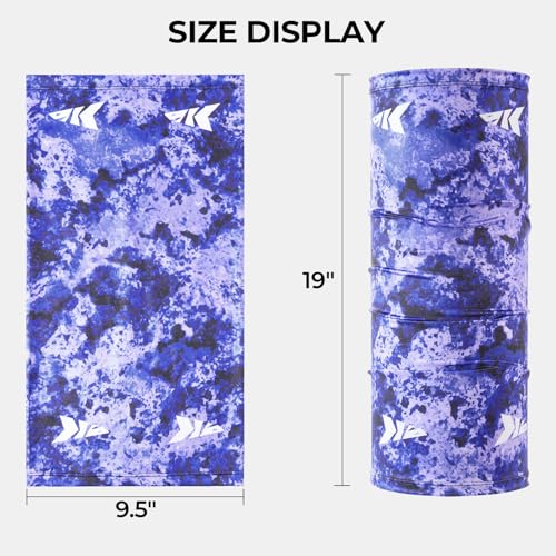 KastKing Sol Armis Neck Gaiter - UPF 50 Face Mask - UV Sun Protection Mask for Men & Women, Fishing, Hiking - color: E: Boulder Royale, size: One Size