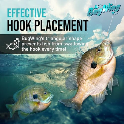 Panfish Lures 6PK | Prevents Swallowing The Hook | Easy Unhooking | Attracts Crappie, Sunfish, Bluegill, & Other Small Mouth Fish - color: Chartreuse, Pearl White, Black