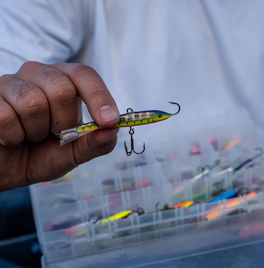 Rapala Rapala Jigging Rap - color: Glow Yellow Perch, size: Body Length: 3-1/2"
