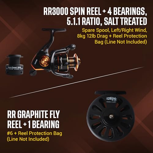 Rigged & Ready X Series™ Travel Fishing Rods. 6 Super Compact Combos and Rods, Multi-Functional, Spinning Poles. 5 to 25 Techniques from one Rod. Spin, Bass, Carp, Fly. Fresh & Saltwater Angling.