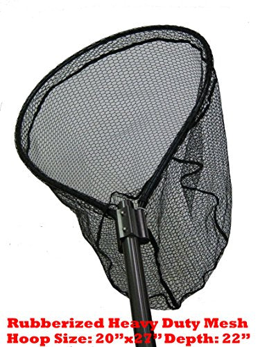 KUFA Sports Fishing Landing net Fishing net Fishing Carry Bags - style: Large Telescope Net (Hoop:20x27; Handle:41-65")