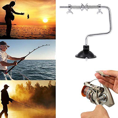 Cocoarm Fishing Line Spooler, Fishing Line Winder with Suction Cup Adjustable Portable Reel Spool Spooler for Outdoor Fishing