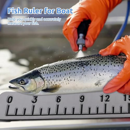 36‘’ Fish Ruler for Boat EVA Foam Fish Measuring Tape with Self-Adhesive Backing Measurement Tool for Fish Boat, Fish Measurement Tape Sticker Tool for Boats Sailboats Yachts Kayaks
