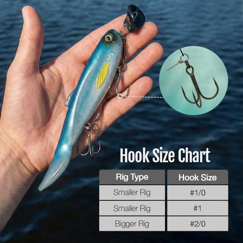 Headbanger RockerHead – Erratic Action Swing Jig Head - color: FireTail, size: 7" (9/20 oz)