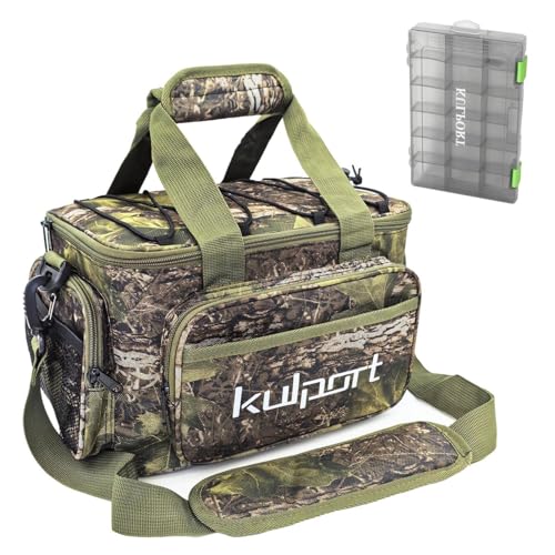 Fishing Tackle Bag with One 3600 Tackle Box for Freshwater Fishing or Saltwater Fishing Non-Slip Shoulder Strap & Suitable for 3700/3600/3500 Tackle Box - color: Tackle Bag with One 3600 Box