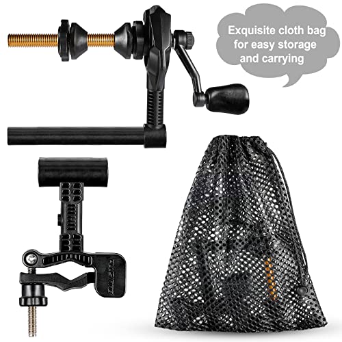 PLUSINNO Fishing Line Spooler For Fishing Reels, Fishing Gear And Equipment Gift For men With Unwinding Function Versatile for Thick & Thin Rods, Works with Spinning Reel, Cast Reel Without Line Twist - style: Fishing Rod Clamp Spooler