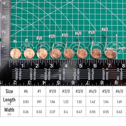 Dr.Fish 100 Pack Octopus Hooks Baitholder Fishing Hooks for Saltwater & Freshwater Live Bait Fishing, Bass Walleye Striper - size: 5/0-100 Pack