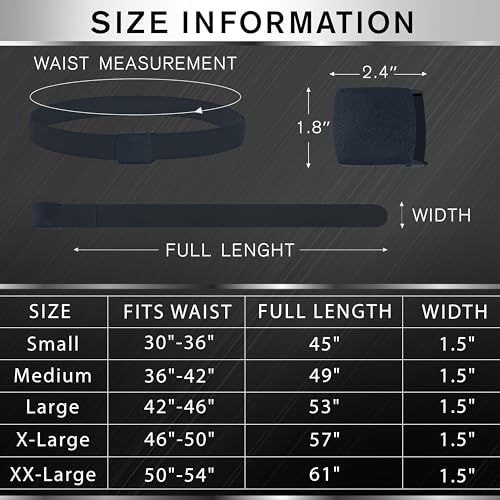 TECEUM Tactical Belt – Heavy-Duty & Quick Release – Military, Work, Rigger, Duty & Utility Belt for Men - color: Buckle 2 - Navy Blue, style: Medium-for Waist 36"-42" (Length 49")