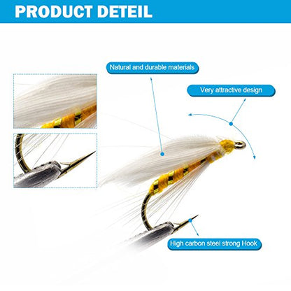 YZD Best Selection Flies Box - color: 180pcs Deluxe Box