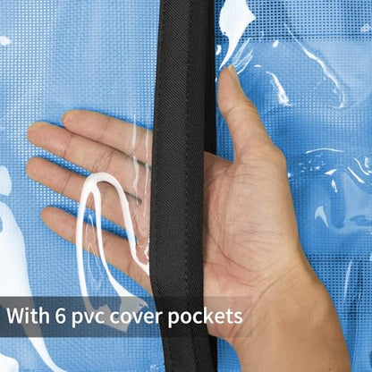 Lure Bag 6 Pocket PVC Protective Cover Durable Fishing Bag | Trolling Lure Tackle Box - size: Large