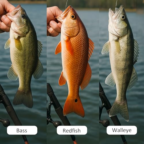 Paddle Tail Swimbait Fishing Lures for Bass Fishing | 5/6/15 Pcs Soft Plastic Lures With Paddle Tail, Pre-Rigged Jig Hook Options for Walleye, Pike & Trout Fishing - color: 5Pcs Pre-Rigged Paddle Tails