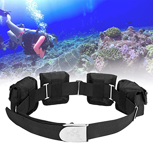Diving Belt Kit,1 Diver Weight Belt,4 Weight Pocket,5 Weight Keepers for Scuba Diving, Freediving, Spearfishing, and other Underwater Activities