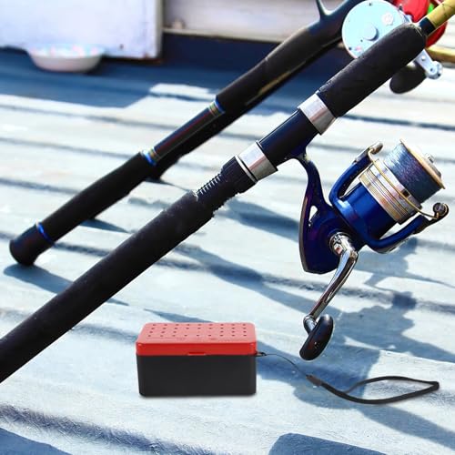 SOLUSTRE 4pcs Double-Layer Worm Bait Box Fishing Lure Storage Container Waterproof Live Bait Holder Organizer for Outdoor Anglers