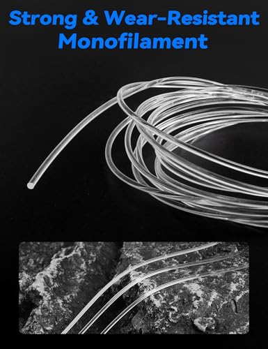 BLUEWING Monofilament Wind-on Leader High Strength Mono Loop to Loop Fishing Leader Line for Vertical Jigging, Swordfish & Trolling - size: 100lb / 25ft, style: Mono