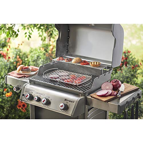 Weber Large Fish Basket – Flexible Wire Grilling Basket for Delicate Foods, Fits Weber Q 300+ Gas Grills & 18.5"+ Charcoal Grills - style: Easy Open Packaging