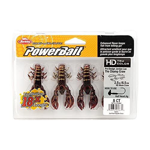 Berkley The Champ Craw - color: HD Mean Craw, size: 2 1/2"