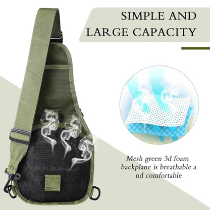 Sosation 134 Pcs Fishing Tool Fishing Tackle Box Kit and Equipment for Adults Beginner Gift, Hook Remover, Pliers Kit, Backpack Tackle Container Lures, Lip Gripper, Weigh Scale - color: Army Green