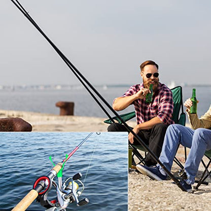 6 Pcs Extendable Fishing Rod Holder for Ground Fishing Pole Holders Surf Catfish Rod Holder for Bank Ground Sand - style: Classic Style