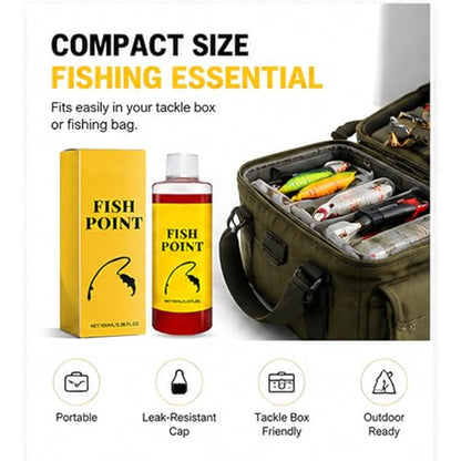 Concentrated Fish Attractant Liquid, Red Worm Fishing Scent Spray for Bait & Lures, 100ml Fish Bait Additive for Trout, Bass, Panfish, Lake River Dock & Freshwater Fishing Gear - color: 3PC