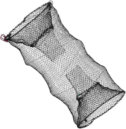 Collapsible Fishing Trap Net Cast Mesh Landing Bait Net for Crab Shrimp Minnow Crawfish Catfish - size: Large 60cm