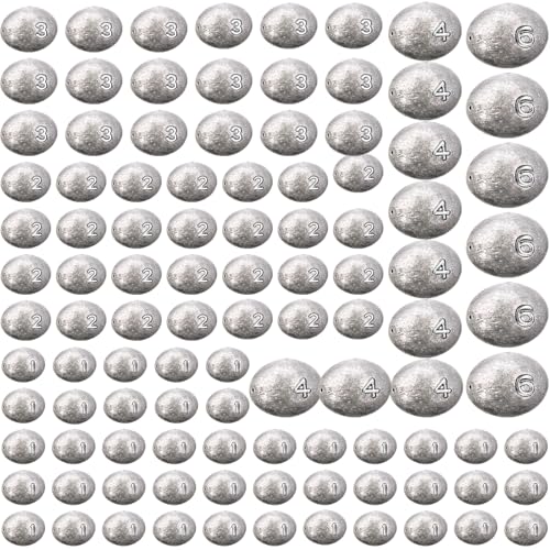 Egg Fishing Sinker Weights Kit Egg Weights Rig Drop Bass Casting Fishing Sinkers Saltwater Freshwater Gear Tackle - size: 1oz,2oz,3oz,4oz,6oz
