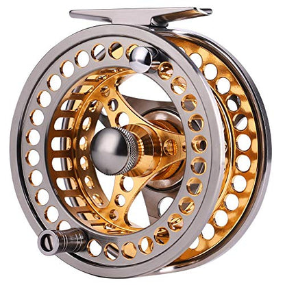 Sougayilang Fly Fishing Rod Reel Combos with Lightweight Portable Fly Rod and CNC-machined Aluminum Alloy Fly Reel,Fly Fishing Complete Starter Package - color: Fly Fishing Full Kit 7-8#