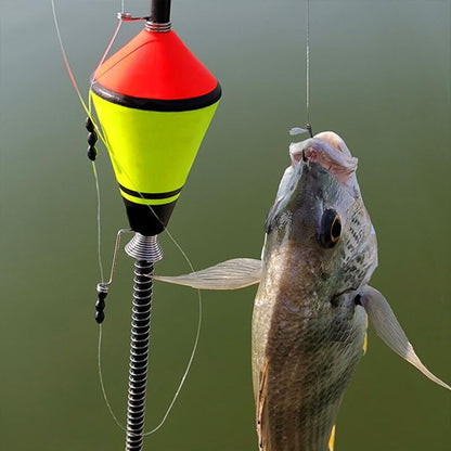 Fishing Bobbers, Automatic Fishing Float with Spring for Fishing | Universal Portable Fast Fishing Float Device, Stainless Steel Elastic High Resilience Bobber for Outdoor Activity
