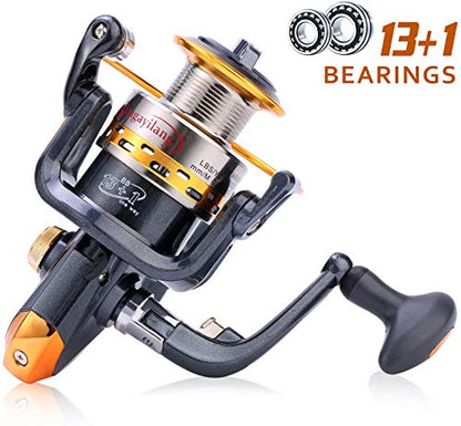 Sougayilang Fishing Rod Reel Combos Carbon Fiber Telescopic Fishing pole with Spinning Reel for Travel Saltwater Freshwater Fishing - color: Fishing Full Kit, size: 6.89 ft