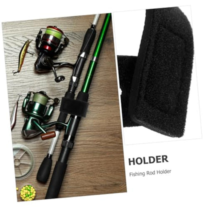 POPETPOP 5pcs Fishing Rod Ties Strap Elastic Rod Carrier Straps Antislip Grip for Tying and Tying Bands