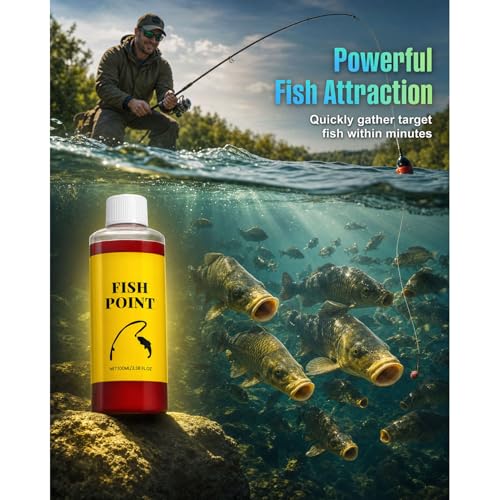 Concentrated Fish Attractant Liquid, 100ml Fish Attractant Liquid for Trout, Panfish and More - color: 2PCS
