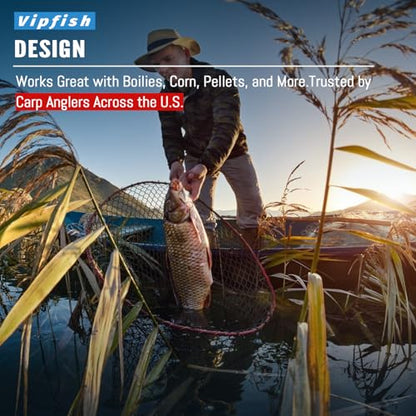 24 Pack Pre-Tied Carp Rigs with Sharp Hooks, Swivel & PE Line – Hook The Big One with Boilies, Pellets & Corn – The Ultimate Carp Fishing Equipment - color: #2,#4,#6,#8-24PACK