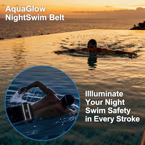 YOTAN Swim Belt for Adults, Flotation Belt with Reflective Strips, Adjustable 3 Section Buoyancy Flotation Swimming Belts, Pool Exercise Equipment for Water Aerobic, Aqua Jogging, Low-Impact Workout - size: Medium