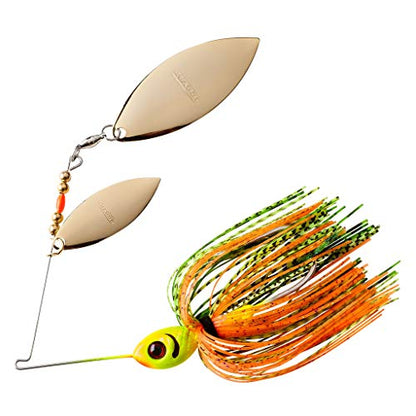 Booyah Blade Spinner-Bait Bass Fishing Lure - color: Perch, style: Double Willow (3/8 Oz)