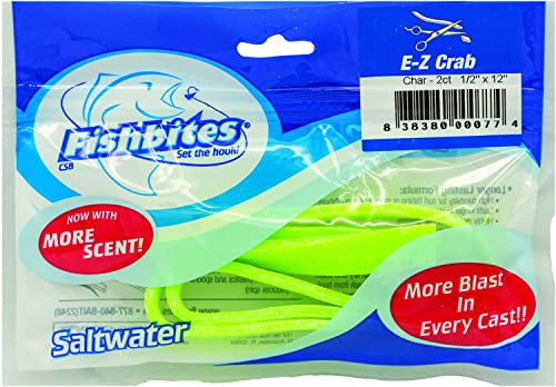 Fishbites E-Z Crab - Longer Lasting - color: Chartreuse