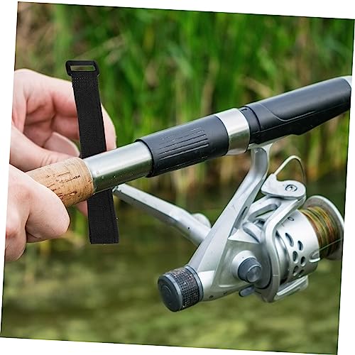 10pcs Adjustable Fishing Rod Wraps Straps for Organizing Fishing Gear Includes Bands for Transporting Poles Reducing and Enhancing Convenience