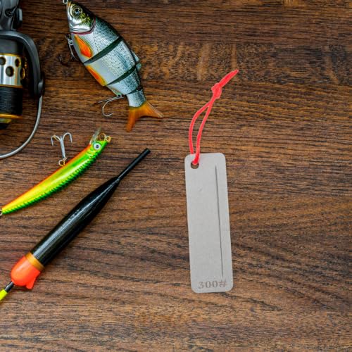 LIFKOME Portable Mini Fish Hook Sharpener with Diamond-coated Sharpening Stone for Fishing and Camping, High Efficiency Tool for Sharpening Hooks and Knives