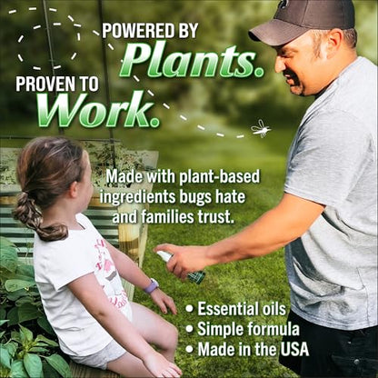 Bug Soother Natural Insect Repellent Spray, DEET-Free 16 oz. Refill | Plant Based | Repels Mosquitos, Gnats & No See'ums | Family Safe | Made in the USA - color: 16 Oz + 1 Oz