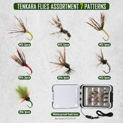 THKFISH Tenkara Fly Fishing Rod Kit 8.7ft/10.6ft/11.6ft 24T Carbon Fiber Telescopic Fly Fishing Combo Kit with Carrying Case Fishing Line and Flyfishing Lure for Streams, Trout, Bass, Salmon - size: 10.6 FT ROD KIT