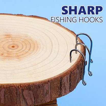 UCEC Octopus Hooks Saltwater Freshwater, Small Fishing Hooks 1000/400/150PCS Barbed Catfish Bend Eye Circle Hook, for Dad Fish Hook Kit Size1/0#1#2#3#4#5#6#7#8#9#10#11#12 - color: 1000PCS Size: #3 #4 #5 #6 #7 #8 #9 #10 #11 #12