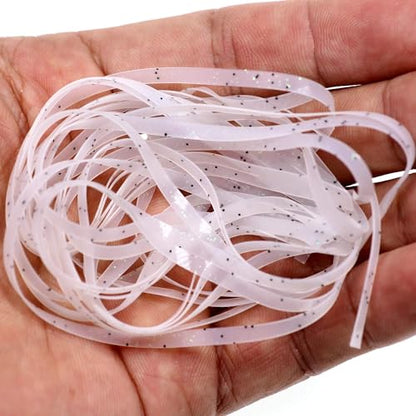 Greatfishing 30pcs Mix 6 Color 3mmX30cm Caddis Fly Pupa Nymph Worm Body Wrap Skin Caddis Larvae/Czech Nymph Scud Lure Fly Tying Material