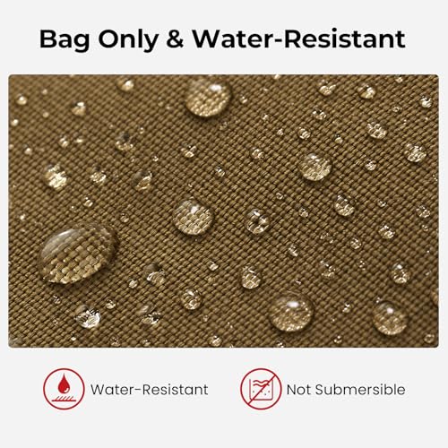 Piscifun Fishing Backpack with Rod Holder, Lightweight Sling Bag Storge Gear and Equipment - color: Khaki Camouflage, size: Standard, style: Urban