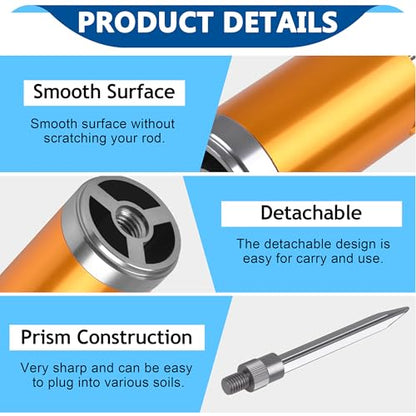 Fishing Rod Pole Holder Ground Support-1PCS/2PCS Protable Aluminium Alloy Rod Holder for Bank Fishing Spinning Casting Fishing Rod Racks - color: Gold-2PCS