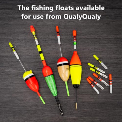 QualyQualy Fishing Glow Sticks, 6 Pcs LED Glow Sticks for Fishing with Batteries, Night Fishing Light Up Fishing Bobbers Floats and Rod Tips - color: Red-6pcs