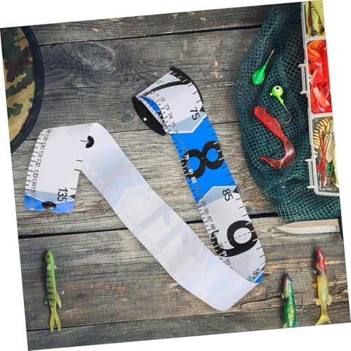 Outanaya 1.4m Fishing Measuring Tape Fish Measuring Ruler Sticker Tool for Kayak Boat Accessories Adhesive Fish Board Markings for Easy Use and Versatile Applications