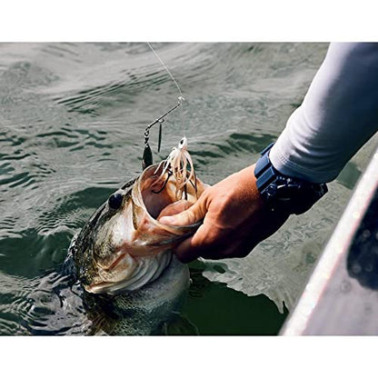 Berkley Power Blade Compact Fishing Spinnerbaits - color: E2 Magic/Gold + Silver, size: 1/2 oz - Colorado Willow