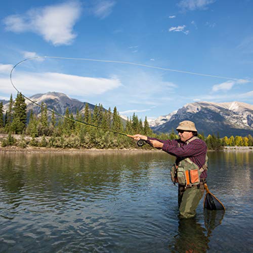 Wakeman Outdoors Fly Fishing Rod & Reel Combo Starter Kit with Case and Accessories